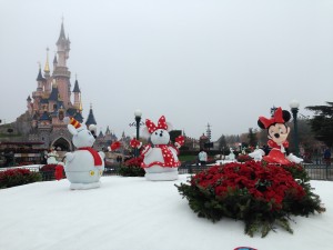 Cold enough to snow! Disney style